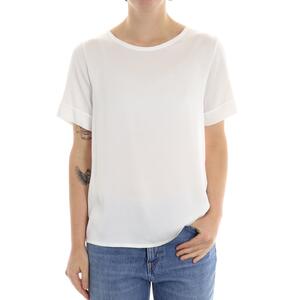 BLUSA IN RASO LATTE